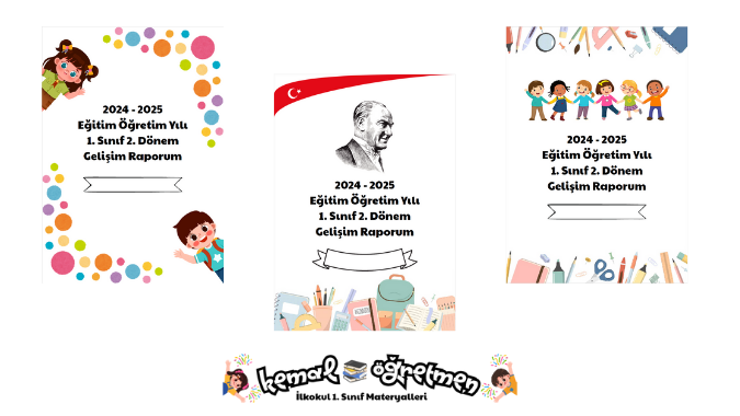 gelişim raporu kapakları