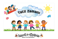 tatil zamanı dijital pano